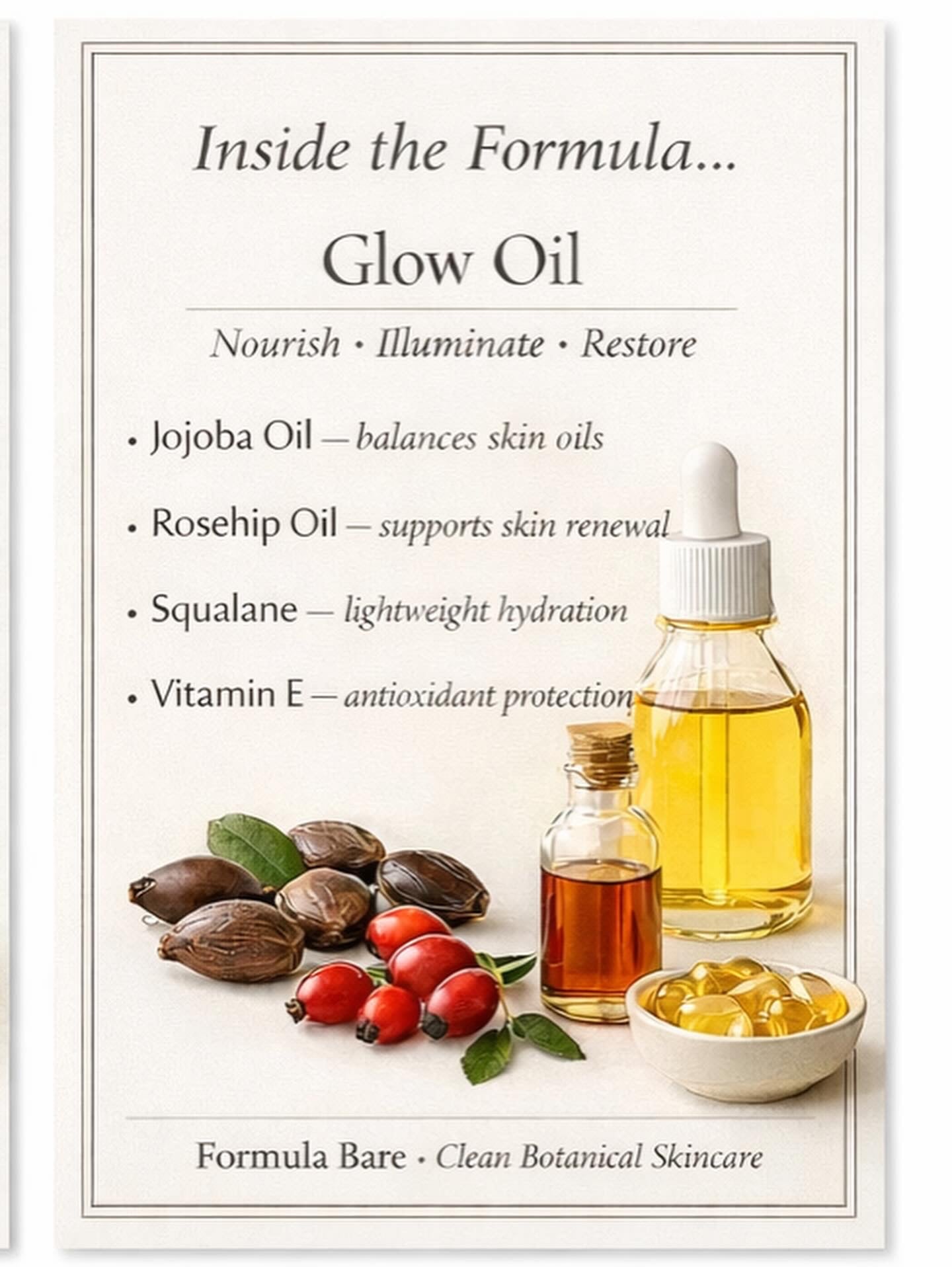 Radiance Glow Oil - Vitamins E, A & C