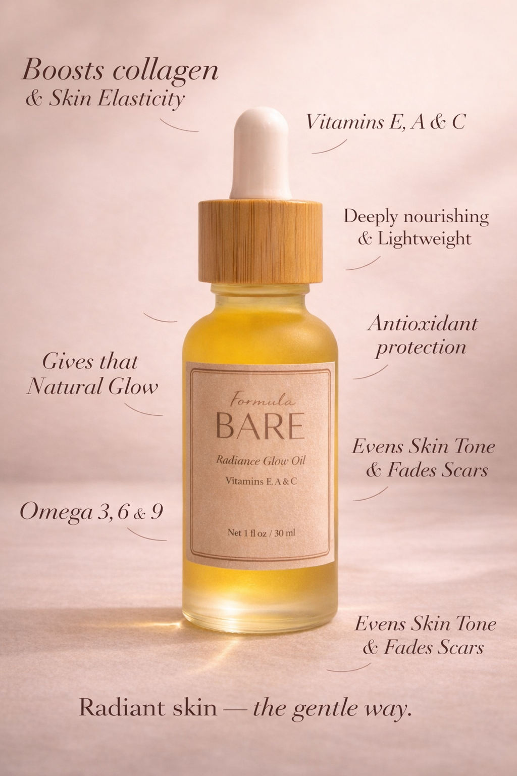 Radiance Glow Oil - Vitamins E, A & C